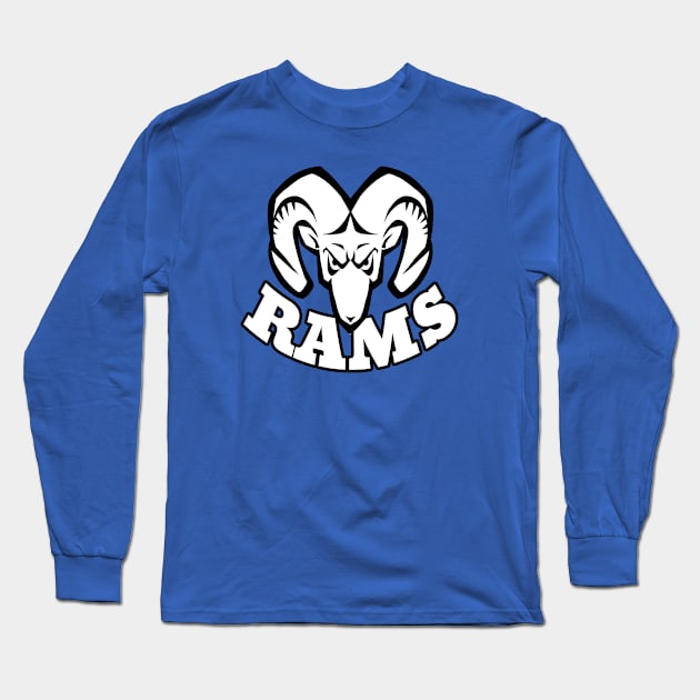 Rams mascot Long Sleeve T-Shirt by Generic Mascots